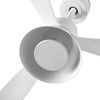 AMELIA CONE LED ventilateur plafond blanc connecté WIZ et télécommande, 6 vitesses, pour pièces 17–28 m²