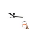 CRUISER L – Ventilateur plafond design 132 cm LED, app Tuya et télécommande