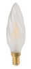 Flamme torsadée satinée filament LED 2W E14 Girard Sudron