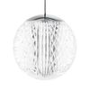 Suspension DIAMOND 1 lumière | Métal chromé & acrylique effet cristal