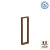 Borne rectangulaire profil aluminium IP66 ARKE 700 en marron rouille