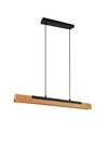Suspension LED Triolighting KERALA 90cm Bois et Noir (Réf. 341610132)