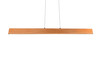 Suspension EDGEWOOD Barre LED Bois Naturel L150cm - 359719130