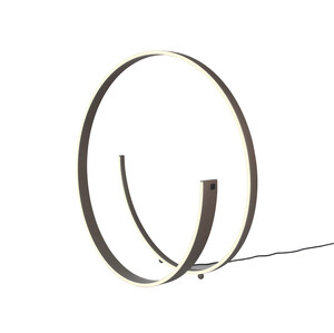 Lampadaire CINARDI LED Brun Chocolat Ø75cm - 446110168