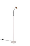 Lampadaire TARYN 1 Lumière - finition café et Flexible