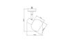 Spot ANTIBES nickel mat pour rail DUOline de TrioLighting