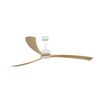 Ventilateur de plafond KAUAI XXL blanc/bois avec télécommande