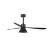 AMELIA CONE LED ventilateur plafond design noir – télécommande, 6 vitesses, pour pièces 17–28 m²