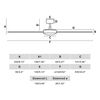 Ventilateur de plafond CRUISER L blanc mat app WIZ et télécommande
