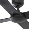 Ventilateur de plafond RUDDER L noir/bois connecté WIZ + télécommande