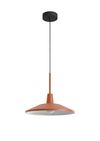 Suspension tôle plate DENVER finition Terracotta