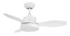 Ventilateur de plafond RIGA XS avec 3 pâles finition blanc mat