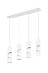 STREAM – Suspension 4xGU10 métal blanc mat réf. 364000431