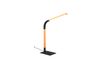 Lampe à poser NORRIS articulée noire et bois Métal/bois noir mat/bois 7W