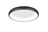 Plafonnier LED Trio Cardona 649616031 - 38 W dimmable - noir mat
