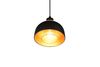 Suspension PUNCH petit chapeau en métal noir mat de TrioLighting