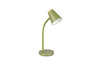 Lampe de bureau PONGO R55831115 – Vert mat, LED 4,5 W, tête flexible, métal & bois