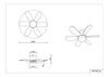 Ventilateur plafond LUND Trio Lighting – Compact, lumière variable, télécommande incluse