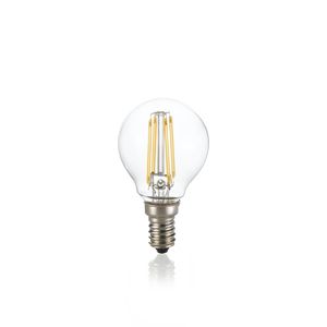 Ampoule sphérique claire LED 4W E14 4000°K lumière blanche
