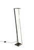 Mini lampadaire noir et doré mat EDGE de TrioLighting