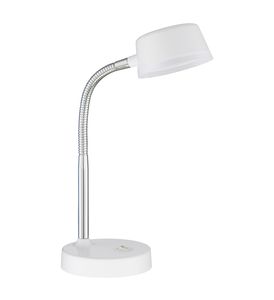  Lampe de bureau blanche/chrome LED NANI à poser