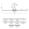 Ventilateur de plafond LANTAU XL nickel-noyer Led Wiz+télécommande