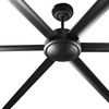 Ventilateur de plafond Rotterdam 20 XL noir avec télécommande