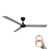 Ventilateur de plafond CRUISER XL noir/alu connecté Tuya et télécommande
