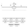 Ventilateur de plafond CRUISER XL noir/alu Wiz+télécommande et Led