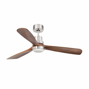 Ventilateur de plafond LANTAU en bois foncé-Eclairage, Design, silence et performance