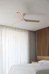 Ventilateur de Plafond HEYWOOD L – Faro – Bois clair, DC Silencieux, Télécommande