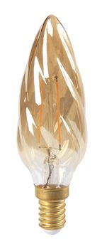 Flamme torsadée ambrée filament LED 4W E14 dimmable Girard Sudron