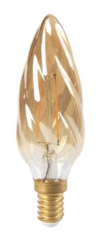 Flamme torsadée ambrée filament LED 4W E14 dimmable ARIC