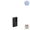 Borne rectangulaire profil aluminium IP66 ARKE Full 400 en noir RAL9005