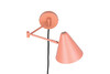 Applique TRIO COSIMA 263970140 - Abricot, orientable, bras articulé, système FlexConnect