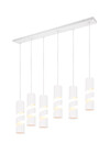 STREAM Suspension 6xGU10 metal blanc mat ref. 364000631