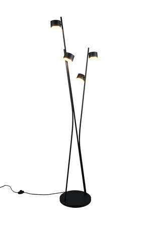 Lampadaire CODA 4 Lumières GX53 Noir-Or H180cm - 469000480