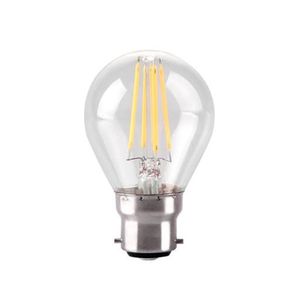 Sphérique claire filament LED 4W 827 B22