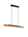 Suspension LED Triolighting KERALA 90cm Bois et Noir (Réf. 341610132)