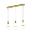 Suspension Trio Madison 342010308 - LED 3 x 8 W dimmable - doré mat