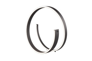 Lampe de Table CINARDI LED Noir Mat Ø45cm - 546110132