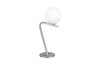 Lampe de Table FLAMING - Nickel Mat / Verre
