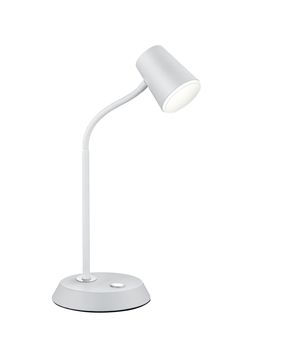 Lampe de bureau NARCOS blanc mat avec interrupteur 3 puissances