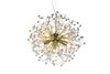 Lustre GLORIA doré brillant de Triolighting