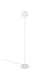 Lampadaire droit GLENN diffuseur blanc finition blanche