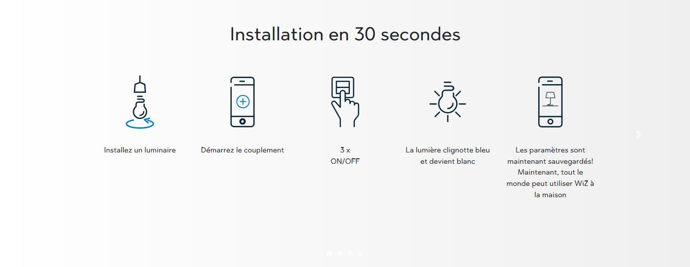 30 secondes pour le paramtrage. Une solution lumineuse!!