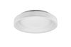 Plafonnier LED rond blanc mat GIRONA à télécommande