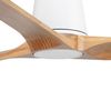 Ventilateur de Plafond HEYWOOD TUB L –Faro– Bois clair, DC Silencieux, Télécommande