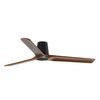 Ventilateur de Plafond HEYWOOD TUB L –Faro– Noyer foncé, DC Silencieux, Télécommande