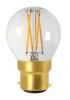 Sphérique claire filament LED 4W B22 dimmable girard Sudron